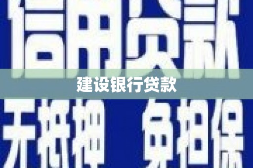 内乡建设银行贷款