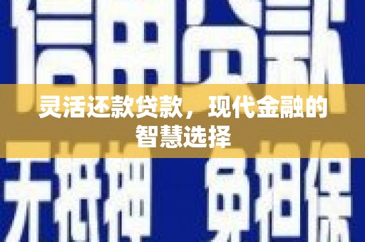 内乡灵活还款贷款，现代金融的智慧选择