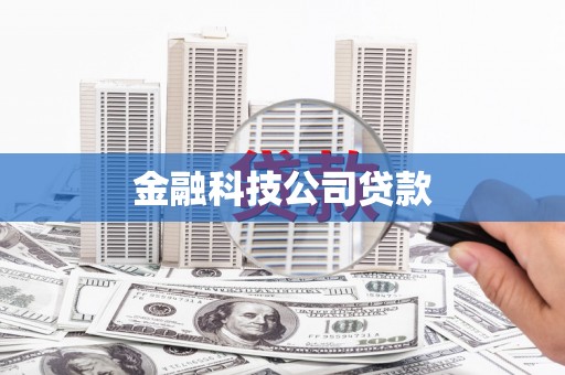内乡金融科技公司贷款