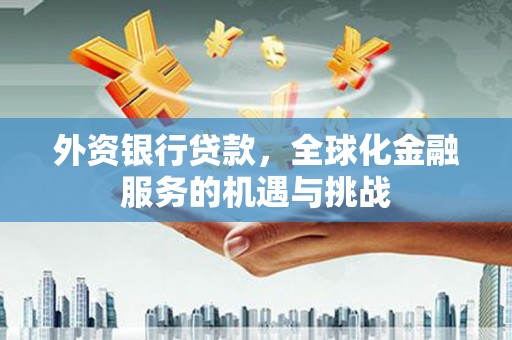 内乡外资银行贷款，全球化金融服务的机遇与挑战