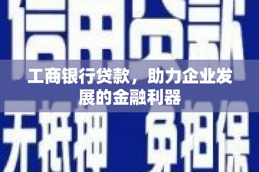 内乡工商银行贷款，助力企业发展的金融利器