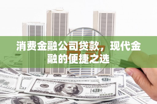 内乡消费金融公司贷款，现代金融的便捷之选